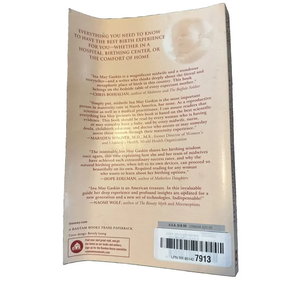Ina May's Guide to Childbirth Ina May Gaskin Powerful Mind-Body Connection Birth